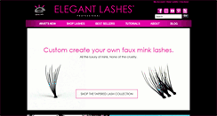 Desktop Screenshot of elegantlashes.com